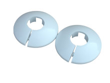 Plastrosett 3/8" hvit - 2 stk.